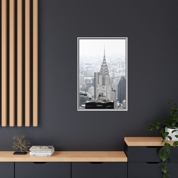 Crysler Building Framed Canvas