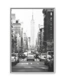 New York City Cab Framed Canvas