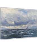 Coastal Nautical Sea Landscape Canvas
