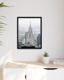 Crysler Building Framed Canvas