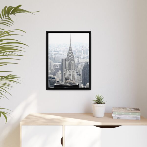 Crysler Building Framed Canvas