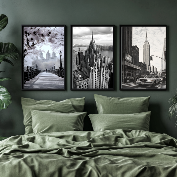 New York 3-Piece Canvas Art