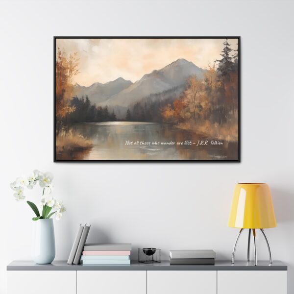 Autumn Quote Wall Art, Fall Canvas.