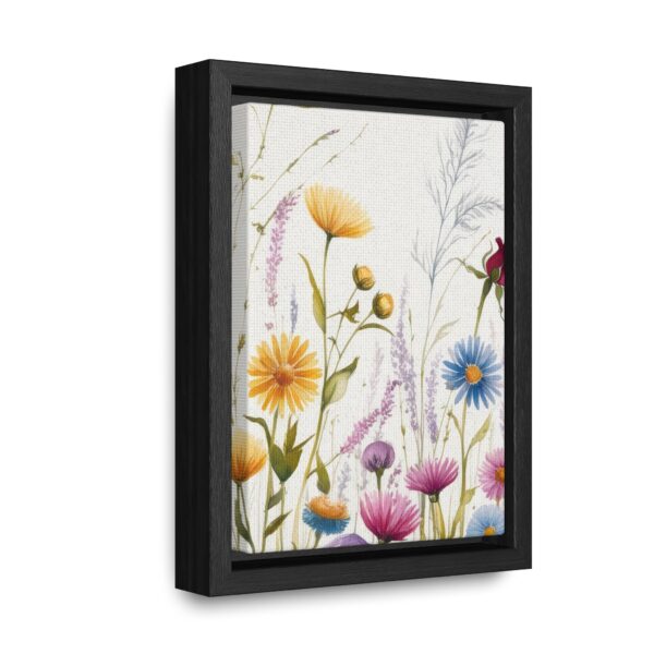 Wildflower Botanical Framed Canvas