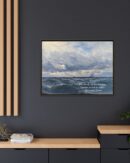 Coastal Nautical Sea Landscape Canvas