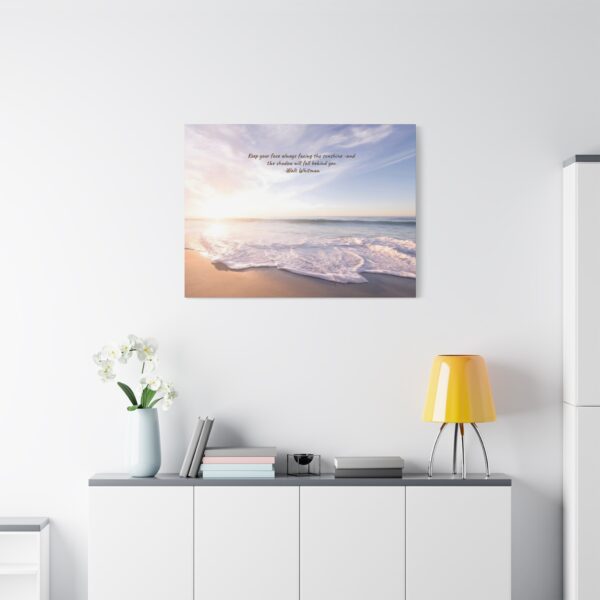 Inspirational Tropical Beach Scene Canvas