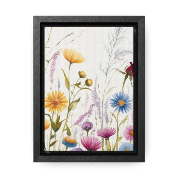 Wildflower Botanical Framed Canvas