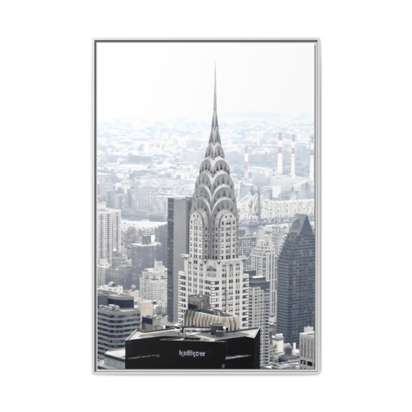 Crysler Building Framed Canvas