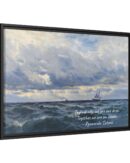 Coastal Nautical Sea Landscape Canvas