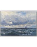 Coastal Nautical Sea Landscape Canvas