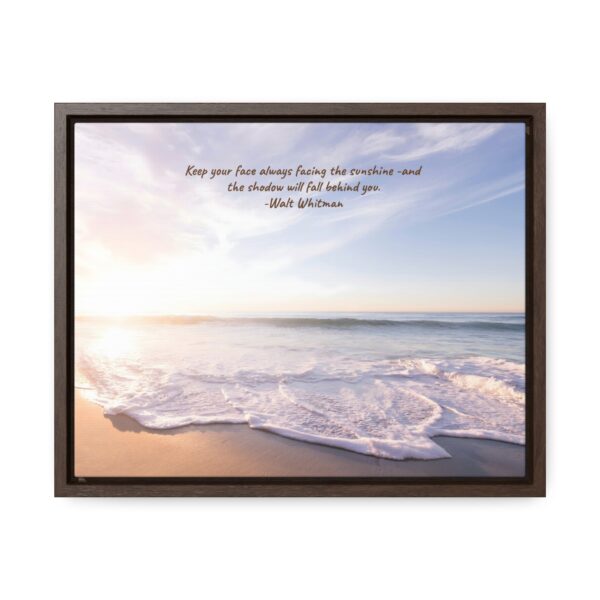 Beach  Sunrise Scene IFramed Canvas