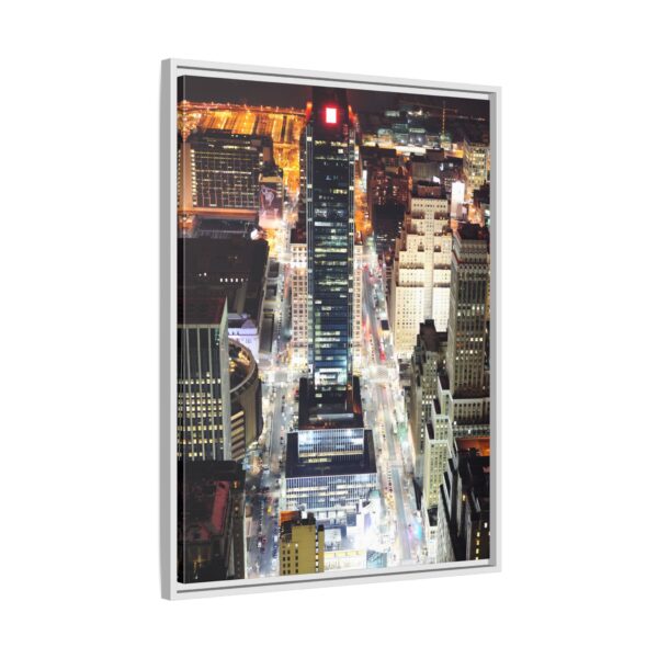 New York City Architecture Scenes Framed Canvas