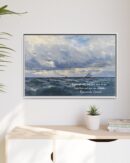 Coastal Nautical Sea Landscape Canvas