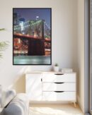Framed Canvas of Brooklyn Bridge, New York