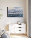 Coastal Nautical Sea Landscape Canvas