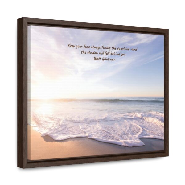 Beach  Sunrise Scene IFramed Canvas