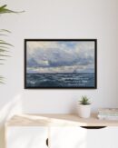 Coastal Nautical Sea Landscape Canvas