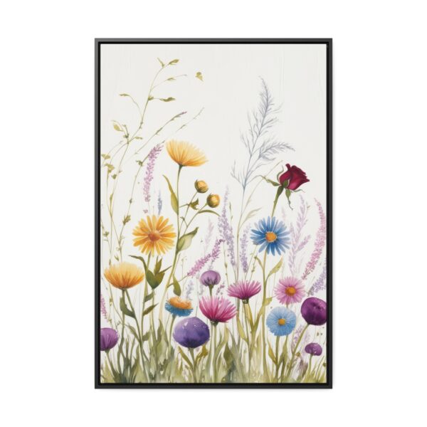 Wildflower Botanical Framed Canvas