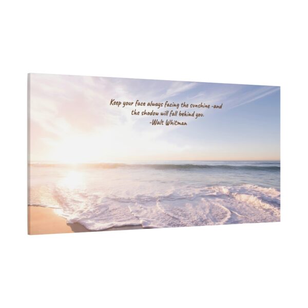 Inspirational Tropical Beach Scene Canvas