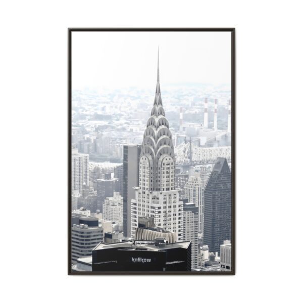 Crysler Building Framed Canvas