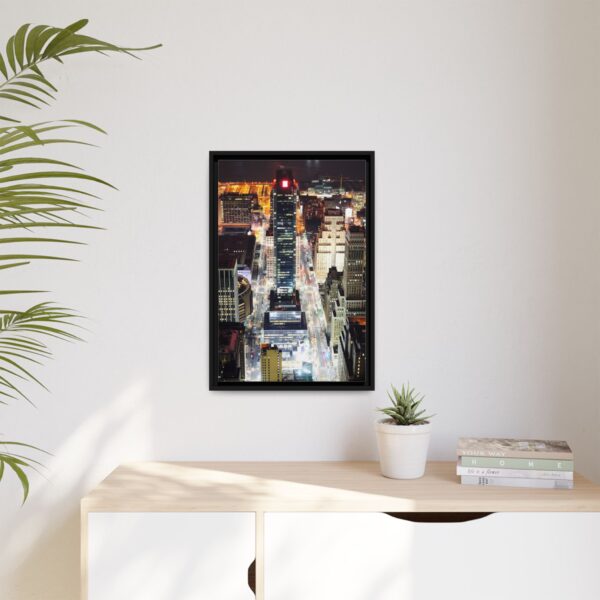 New York City Architecture Scenes Framed Canvas