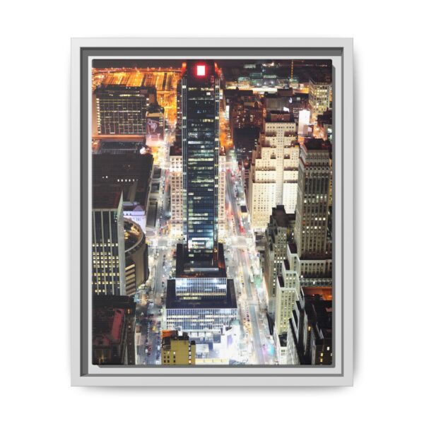 New York City Architecture Scenes Framed Canvas