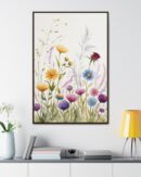 Wildflower Botanical Framed Canvas