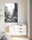 New York City Cab Framed Canvas