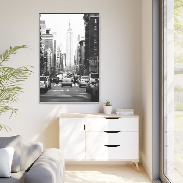 New York City Cab Framed Canvas