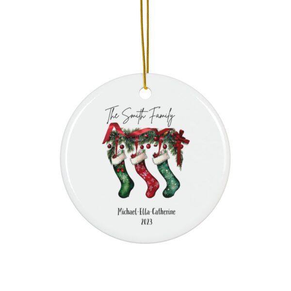 Christmas Ornaments Family of 3