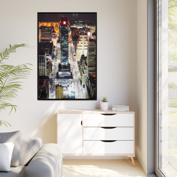 New York City Architecture Scenes Framed Canvas