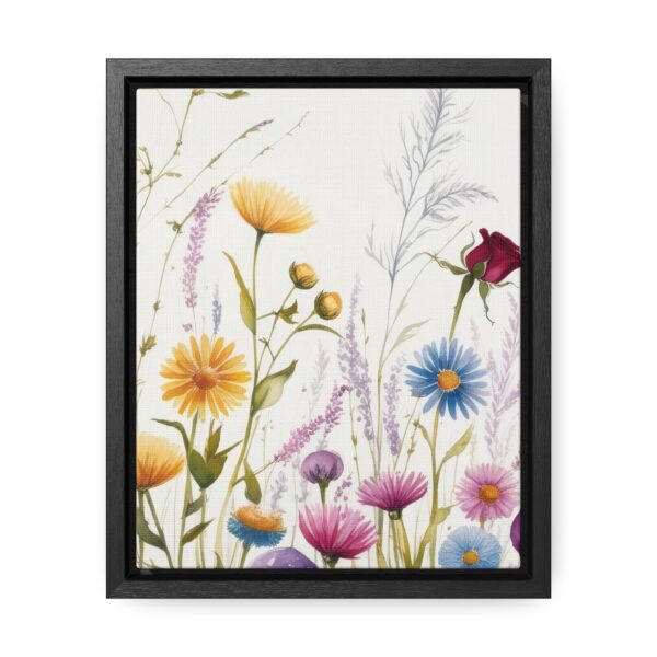 Wildflower Botanical Framed Canvas