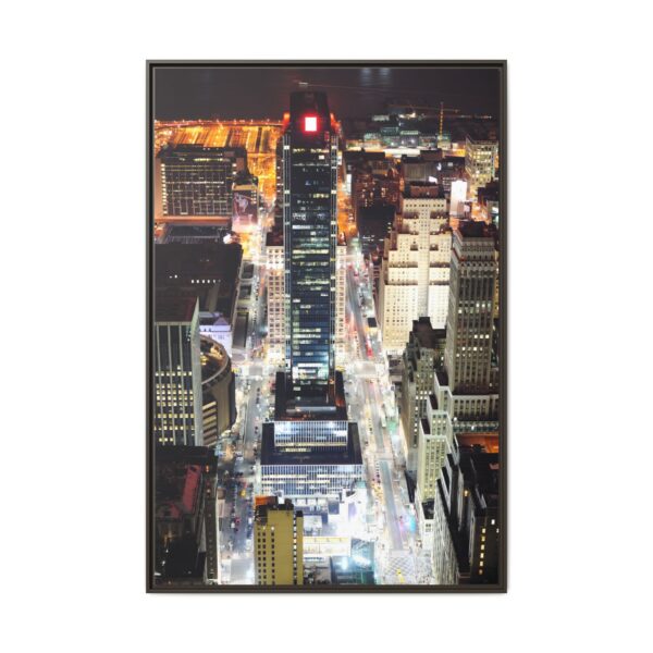 New York City Architecture Scenes Framed Canvas