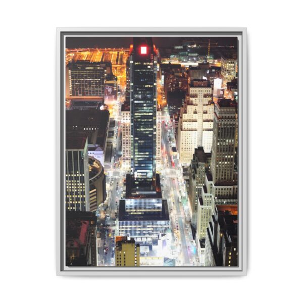 New York City Architecture Scenes Framed Canvas