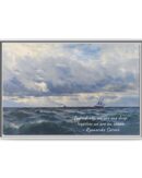 Coastal Nautical Sea Landscape Canvas