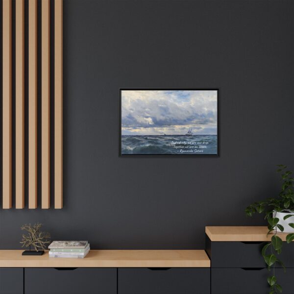 Coastal Nautical Sea Landscape Canvas