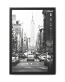 New York City Cab Framed Canvas