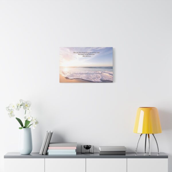 Inspirational Tropical Beach Scene Canvas