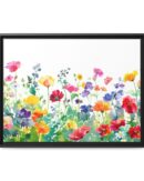Watercolor Wildflower Wall Art, TV Painting