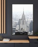 Crysler Building Framed Canvas