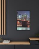 Framed Canvas of Brooklyn Bridge, New York