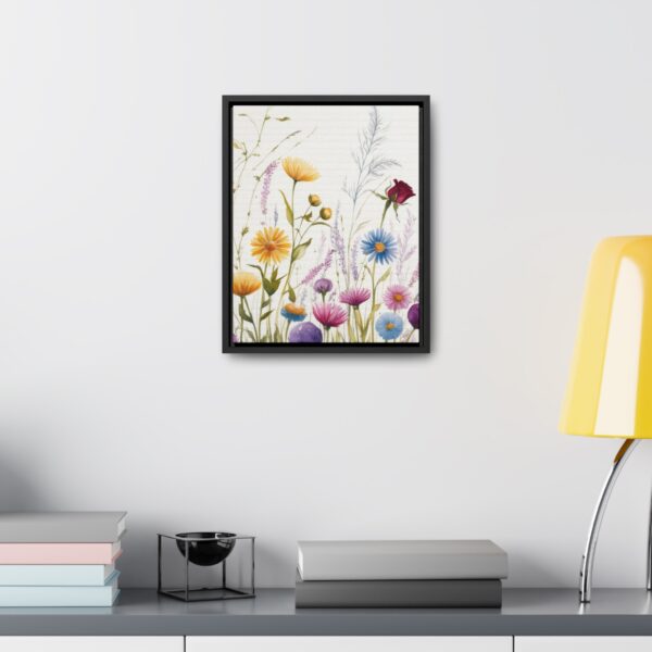 Wildflower Botanical Framed Canvas