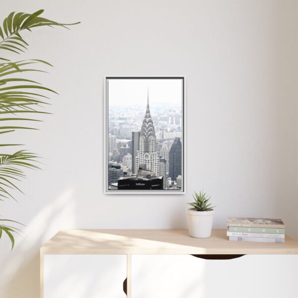 Crysler Building Framed Canvas