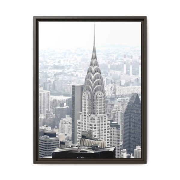 Crysler Building Framed Canvas