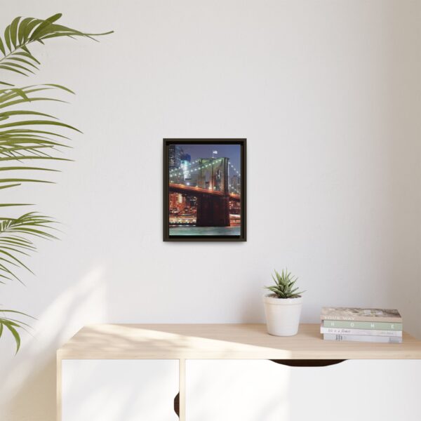 Framed Canvas of Brooklyn Bridge, New York