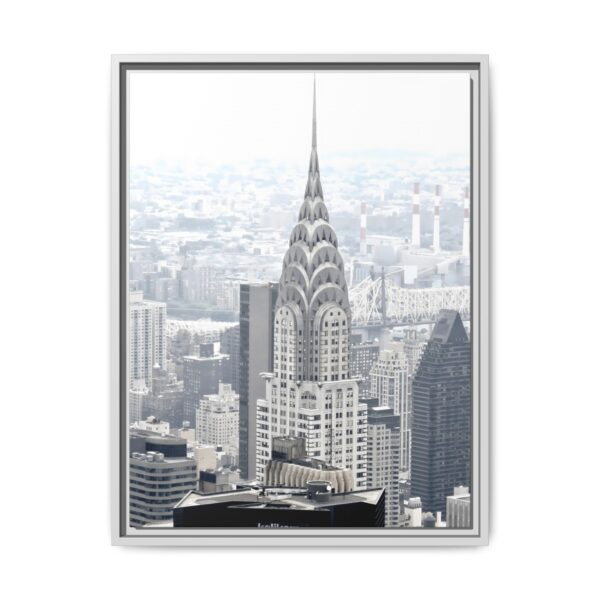 Crysler Building Framed Canvas