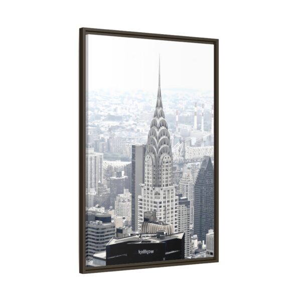 Crysler Building Framed Canvas