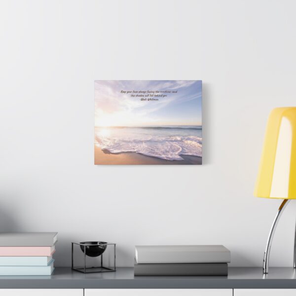 Inspirational Tropical Beach Scene Canvas