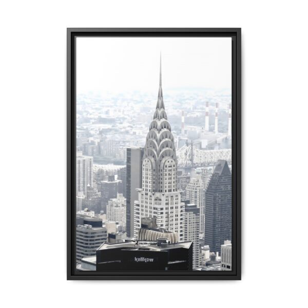 Crysler Building Framed Canvas