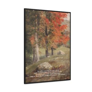 Moody  Autumn Tree Oil Painting